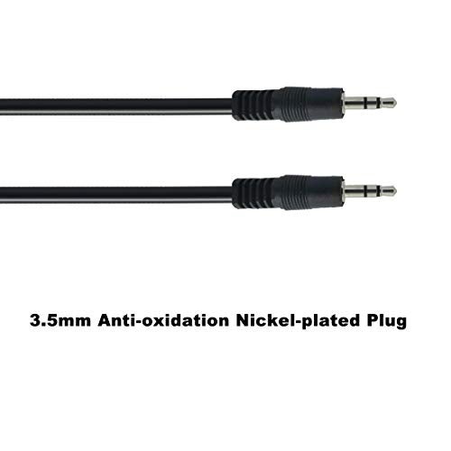 Ancable 3.5mm Stereo Female to 2-Male Y-Splitter Audio Cable 2M, 1/8" Female to 2 Dual 1/8" Male Aux Mic Splitter Jack Cable for Speaker, Headphones, PC, Laptop, Aluminum Connector - Image 3