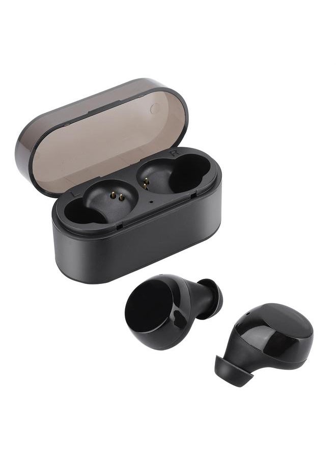 Thoraya Mini Bluetooth V5.0 Earphones 3D Stereo Wireless Headphone Sports Earbuds with Mic(Black)  - Image 2