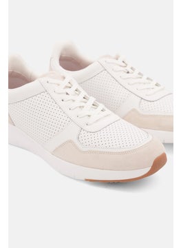 FitFlop Men Anatomiflex Lace Up Casual Shoes, White  - Image 3