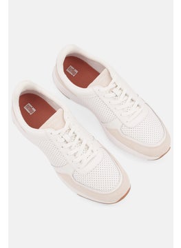 FitFlop Men Anatomiflex Lace Up Casual Shoes, White  - Image 4