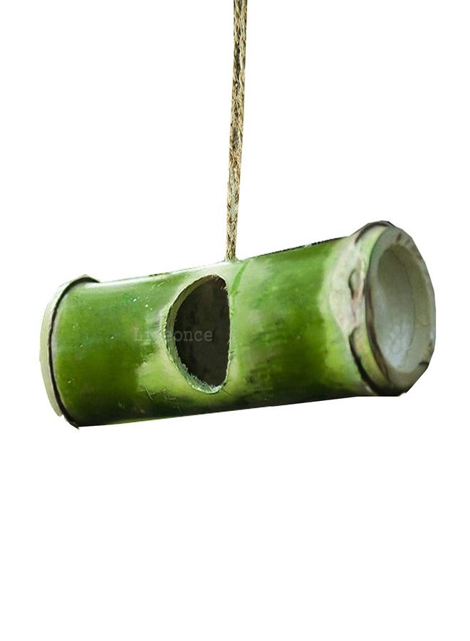 LIVEONCE Bamboo Made Horizan Bird nest Color -Natural (Green to Yellow) - Image 1