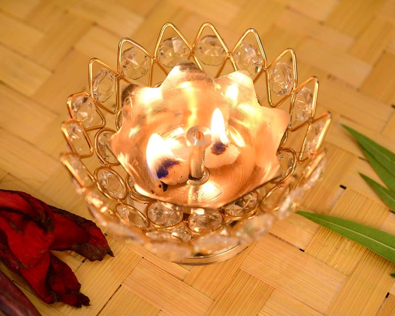 Collectible India Metal Decorative Bowl 35 x 21 x 35 inch Gold Small DFBS151Small - Image 2