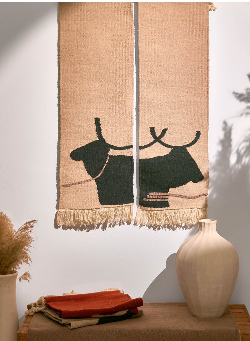 KUFUF Qurban Kilim Wall Art V2 Wall Art  0.3 x 1.2  m - Image 2