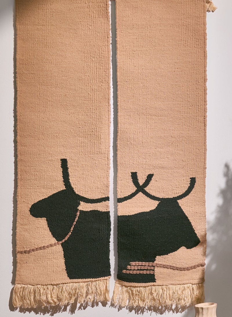 KUFUF Qurban Kilim Wall Art V2 Wall Art  0.3 x 1.2  m - Image 1