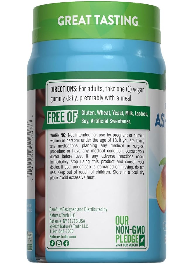 Nature's Truth - Ashwagandha Gummies | Vegan, Non-GMO, & Gluten Free Supplement | 60 Tropical Flavor Gummies | by Nature's Truth - Image 1