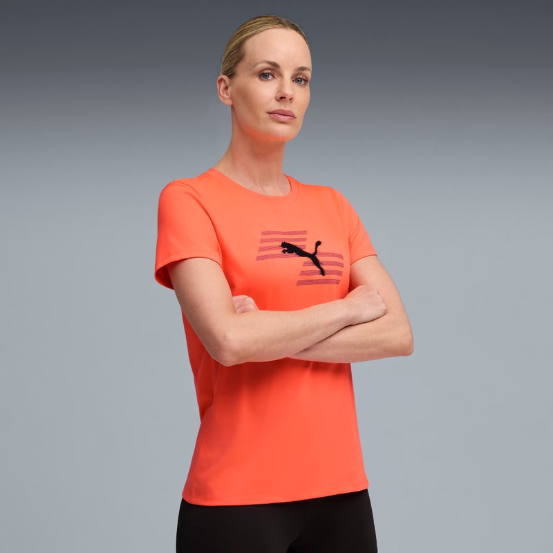 بوما تيشرت PUMA x HYROX مزين برسومات للنساء - Image 1