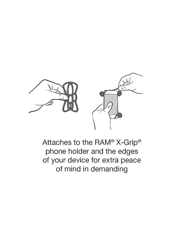RAM Mounts RAM Universal X-Grip Cellphone Holder for Smartphones - Black - Image 4