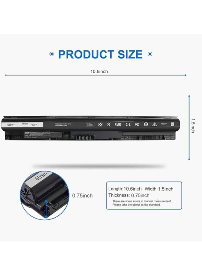 40WH M5Y1K HD4J0 Battery Compatible with Dell Inspiron 15 3551 3552 3558 5558 5559 14 3451 3452 3458 17 5755 5756 5758 5759 INS14UD-1328W  - Image 3