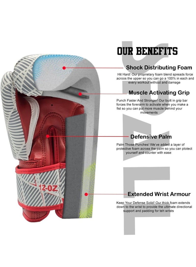 Spall Professional Boxing Gloves For Strong Punches Sparring And Kickboxing Fighting Punch Bag Workut Muay Thai And Training - Image 2