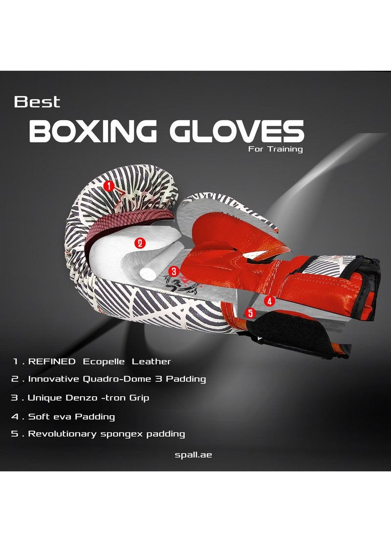 Spall Professional Boxing Gloves For Strong Punches Sparring And Kickboxing Fighting Punch Bag Workut Muay Thai And Training - Image 3