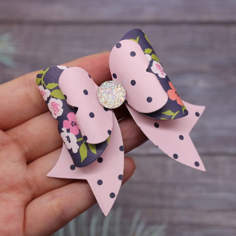 KSCRAFT Valentine Heart Bows Metal Cutting Dies Stencils for DIY Scrapbooking Decorative Embossing DIY Paper Card