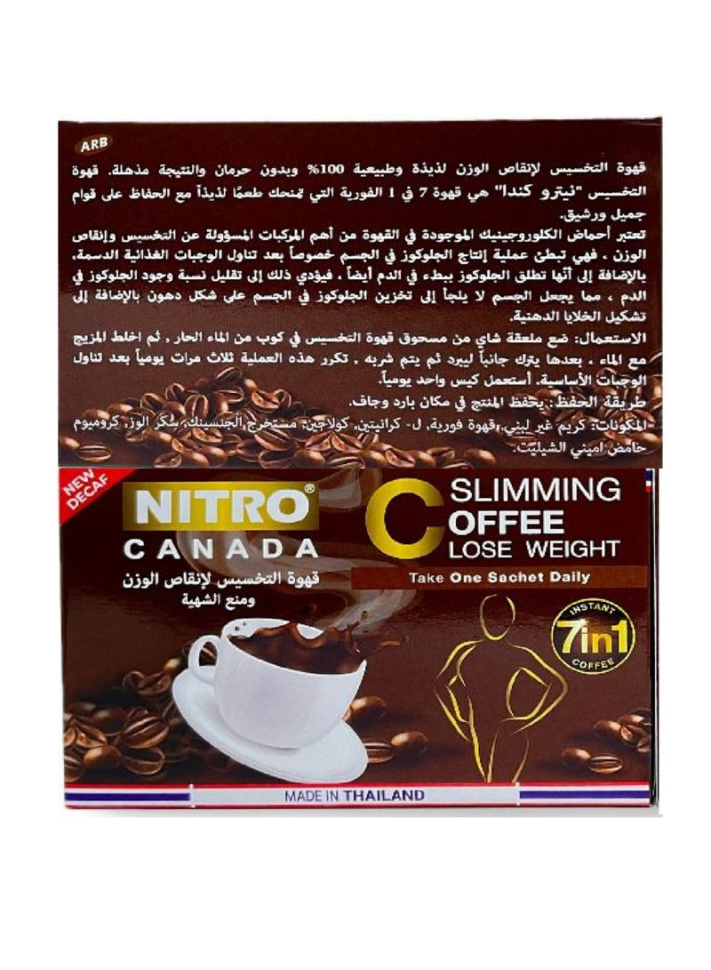 NITRO CANADA Slimming Coffee Lose Weight 15 GX12 Sachets - Image 2