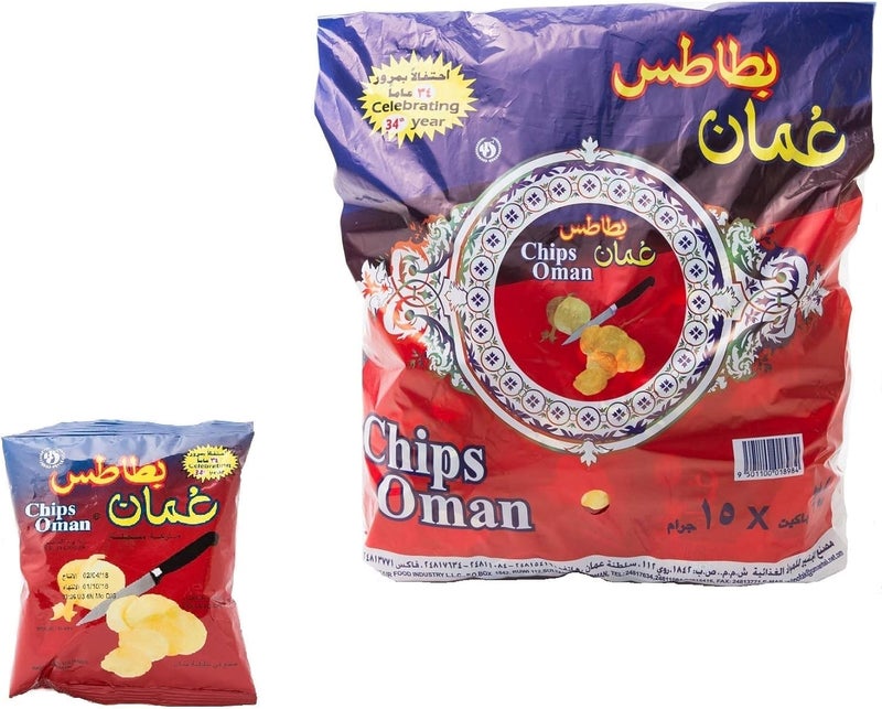Chips Oman 15g x 25 Pieces - Image 1