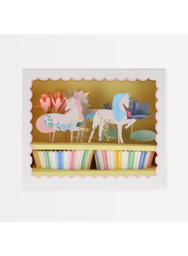 Meri Meri Meadow Unicorns Cupcake Kit