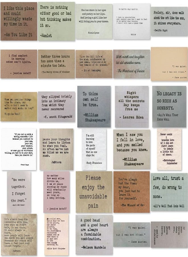 BENOSPACE 120Pcs Motivational Quotes Stickers Inspirational Vintage Journaling Stickers Retro Typewriter Style Stickers Famous Word Phrases Aesthetic Scrapbook Supplies for Planner Junk Journal Bullet - Image 2
