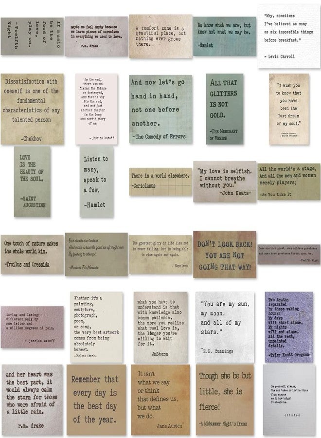 BENOSPACE 120Pcs Motivational Quotes Stickers Inspirational Vintage Journaling Stickers Retro Typewriter Style Stickers Famous Word Phrases Aesthetic Scrapbook Supplies for Planner Junk Journal Bullet - Image 3