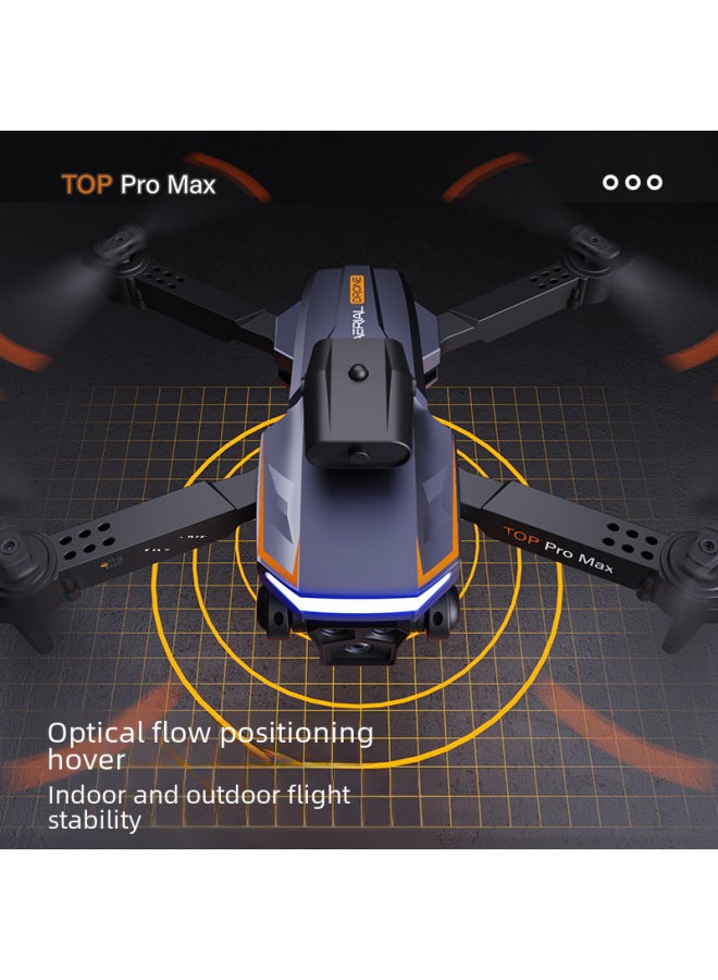 Remote Control Airplane Toy - Stunt Plane Glider Aerobatics 360-degree Rotation For Indoor Outdoor Play-Color:P18 -- Orange-Three-Lens Optical Flow Electrical Adjustment [360 Obstacle Avoidance]]-Specifications:Dual Electric Version  - Image 5