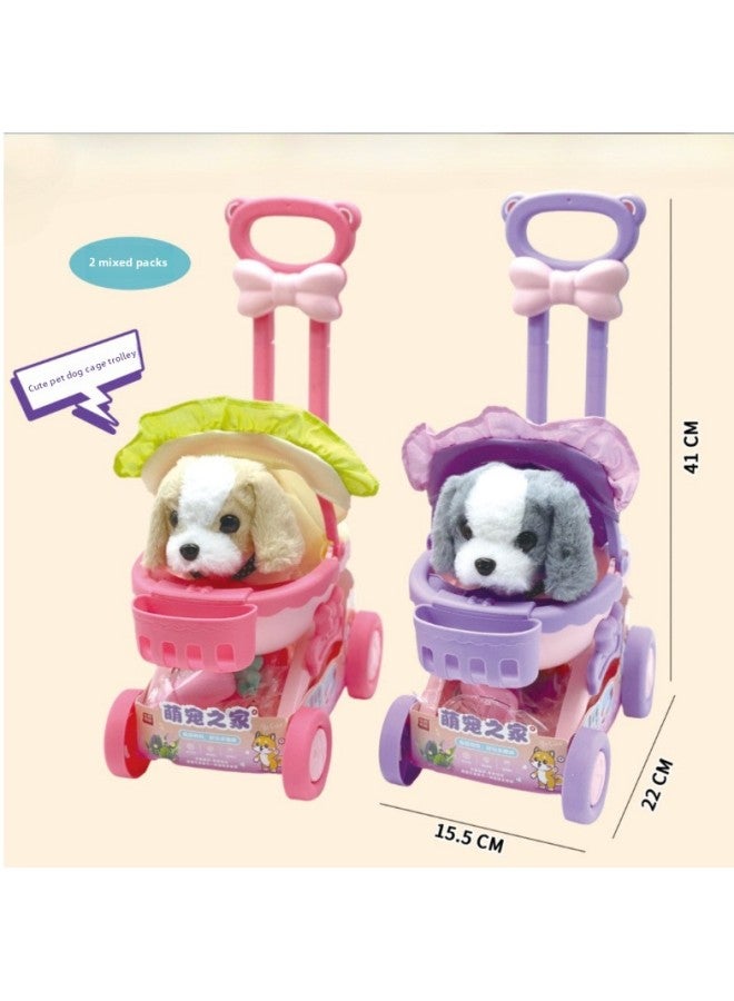 Lezhi Youpin Cute Pet Home Cart Puppy Rabbit Kitten Portable Gift Box Storage Box Pet Toy-Color:One Cat In A Portable Gift Box  - Image 2