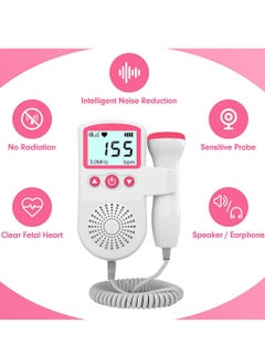 Cool Baby Fetal Doppler Detector Baby Heart Beat Rate Probe Prenatal Monitor Ultrasonic  - Image 4
