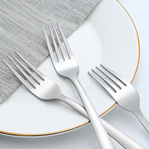 Gymdin 36 Piece Salad Forks, 7 Inch Small Forks in Stainless Steel mirror polished and Dishwasher Safe, Used For Tasting Cakes and Fruits - Image 3