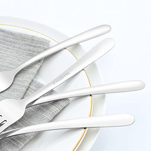 Gymdin 36 Piece Salad Forks, 7 Inch Small Forks in Stainless Steel mirror polished and Dishwasher Safe, Used For Tasting Cakes and Fruits - Image 4