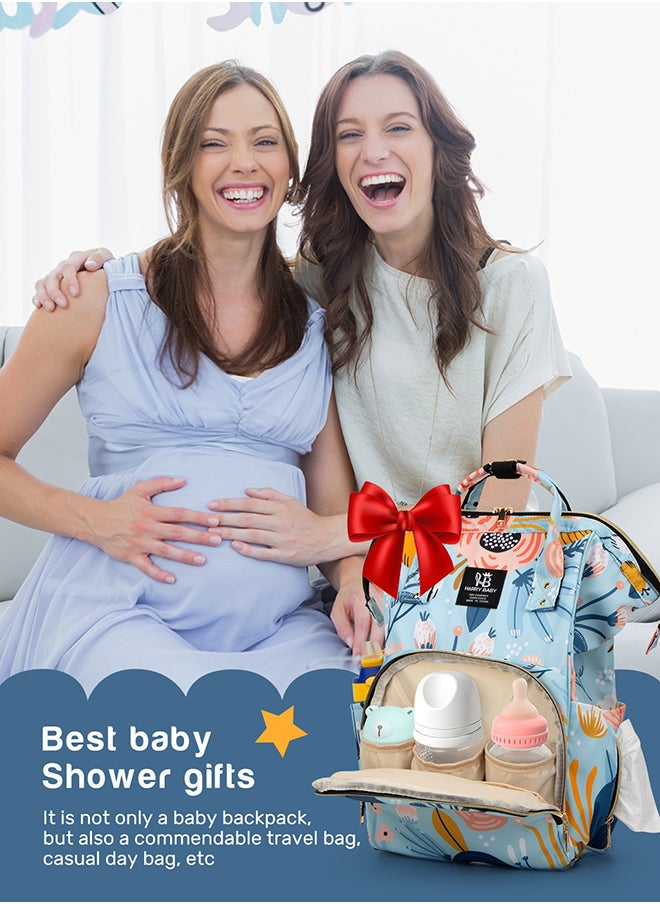 URbazaar - Baby Diaper Bag Backpack - Baby Bag for Boys and Girls, Diaper Backpack - Large Diaper Bags for Travel - Baby Gifts & Bath Search Log - Newborn Essentials & Supplies for Mom - Image 1