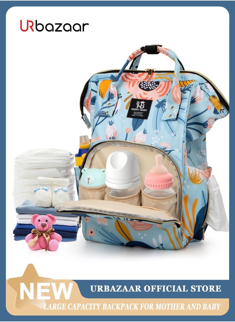 URbazaar - Baby Diaper Bag Backpack - Baby Bag for Boys and Girls, Diaper Backpack - Large Diaper Bags for Travel - Baby Gifts & Bath Search Log - Newborn Essentials & Supplies for Mom - Image 1
