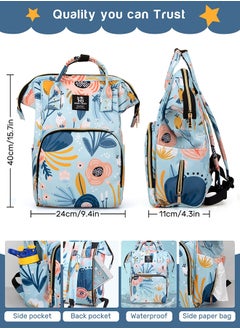URbazaar Baby Diaper Bag Backpack - Baby Bag for Boys and Girls, Diaper Backpack - Large Diaper Bags for Travel - Baby Gifts & Bath Search Log - Newborn Essentials & Supplies for Mom  - Image 2