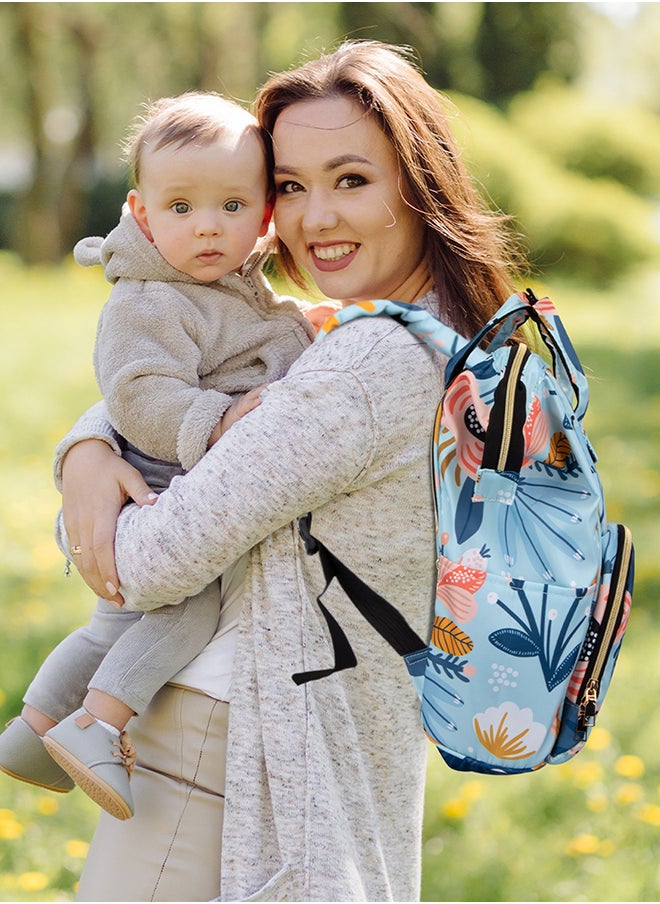 URbazaar - Baby Diaper Bag Backpack - Baby Bag for Boys and Girls, Diaper Backpack - Large Diaper Bags for Travel - Baby Gifts & Bath Search Log - Newborn Essentials & Supplies for Mom - Image 1