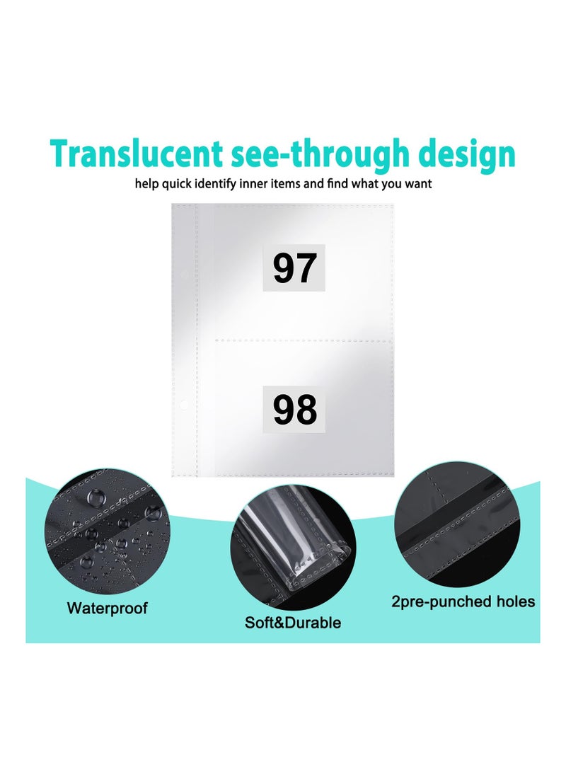 SOLARAE 100 Envelope Challenge Binder, Money Saving Binder, Challenge to Save $5, 050 Money Saving Challenge Book with Envelope Budget Binder 100 Day Challenge Budget Planner Book for Money (Blue)(1 Pack) - Image 4