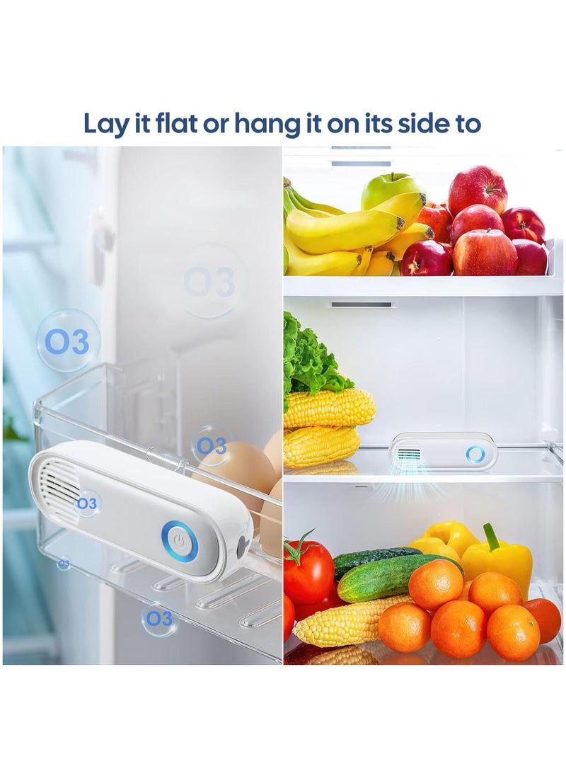 Generic - Compact Rechargeable Refrigerator & Household Deodorizer Ozone Purifier for Fridge, Car, Closet, and Pet Spaces - Image 1