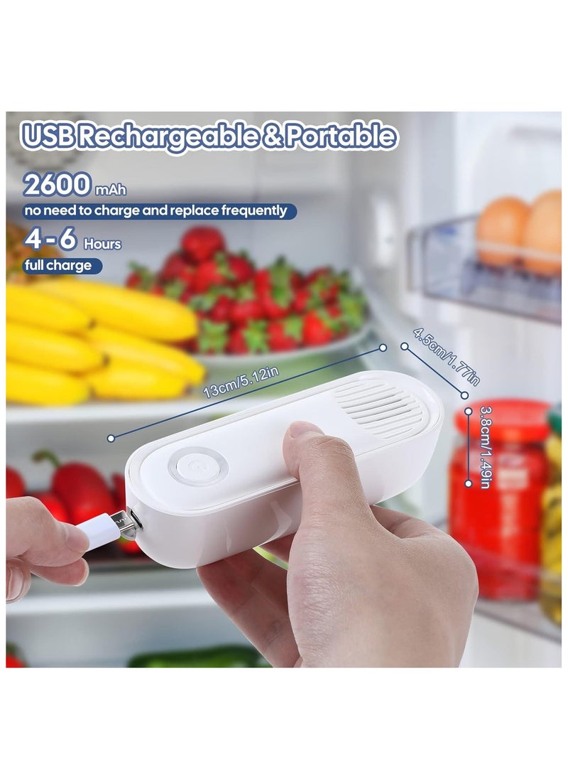 Generic - Compact Rechargeable Refrigerator & Household Deodorizer Ozone Purifier for Fridge, Car, Closet, and Pet Spaces - Image 1