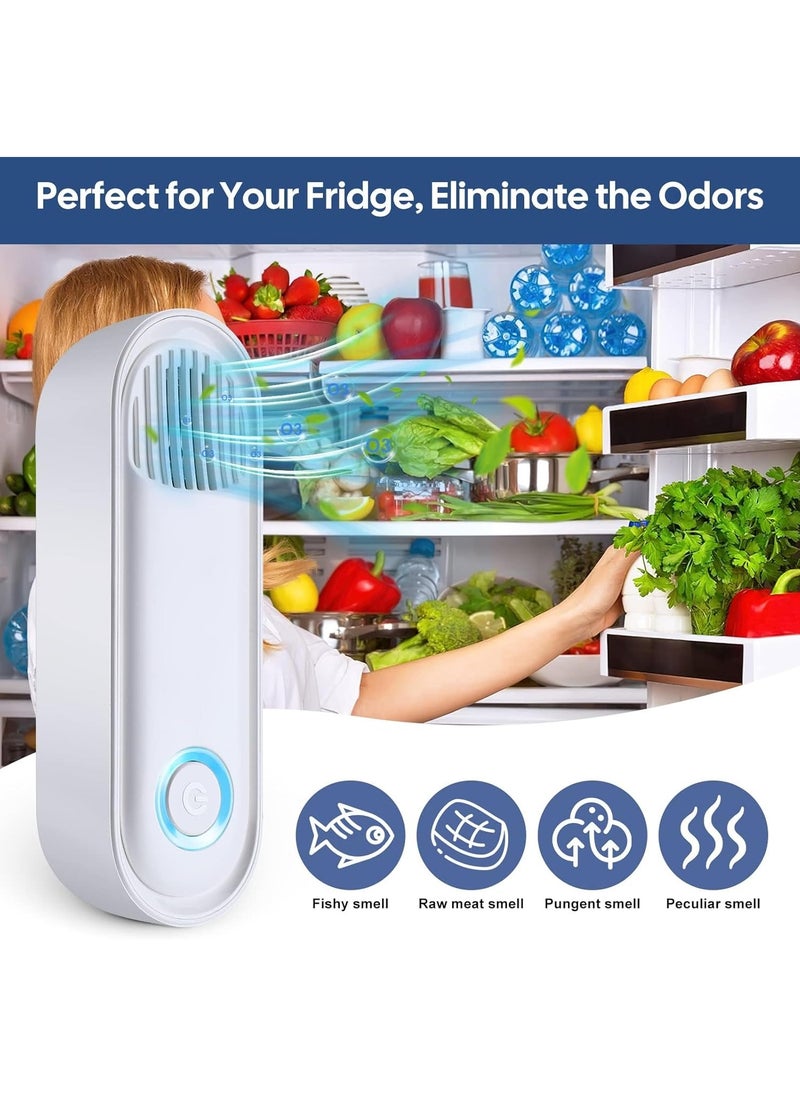 Generic - Compact Rechargeable Refrigerator & Household Deodorizer Ozone Purifier for Fridge, Car, Closet, and Pet Spaces - Image 1
