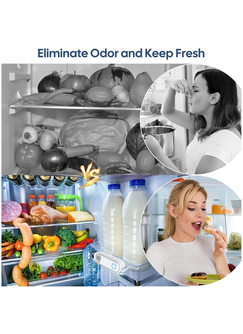 Generic - Compact Rechargeable Refrigerator & Household Deodorizer Ozone Purifier for Fridge, Car, Closet, and Pet Spaces - Image 1