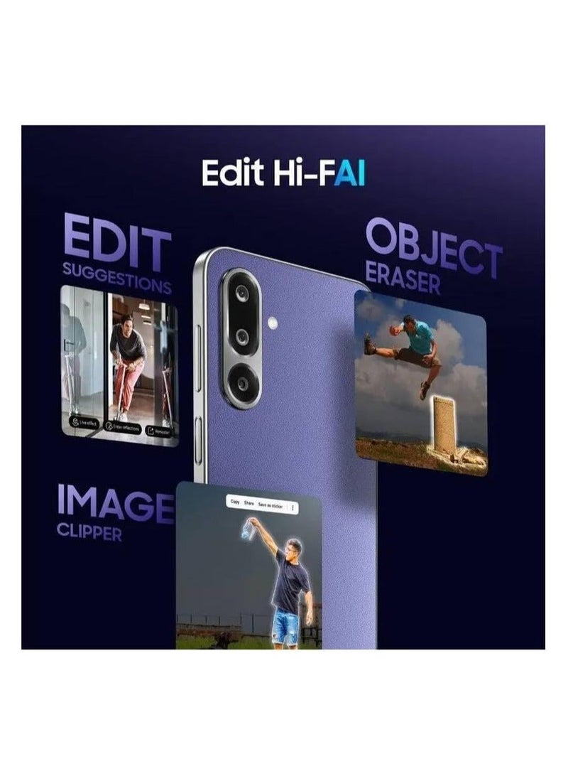 سامسونج Galaxy F36 5G Smartphone (Violet, 6GB RAM, 128GB Storage) | 50MP OIS Camera | Circle to Search | Slim 7.7mm - India Version - Image 4