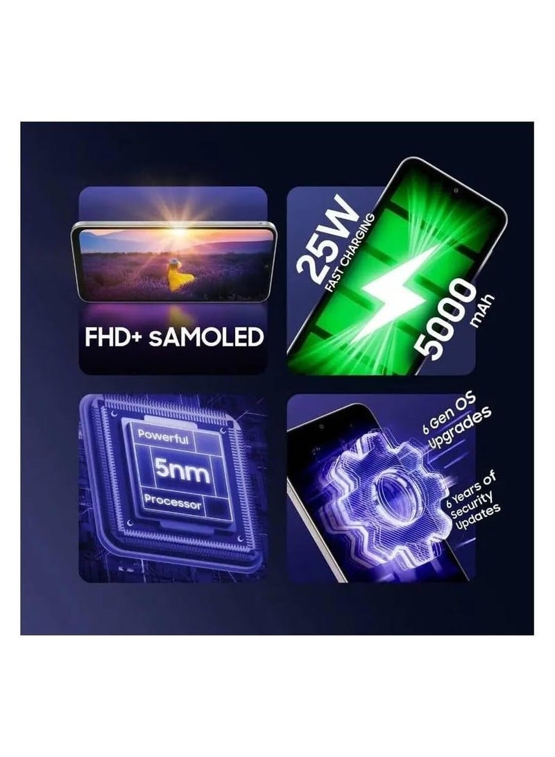 سامسونج Galaxy F36 5G Smartphone (Violet, 6GB RAM, 128GB Storage) | 50MP OIS Camera | Circle to Search | Slim 7.7mm - India Version - Image 5