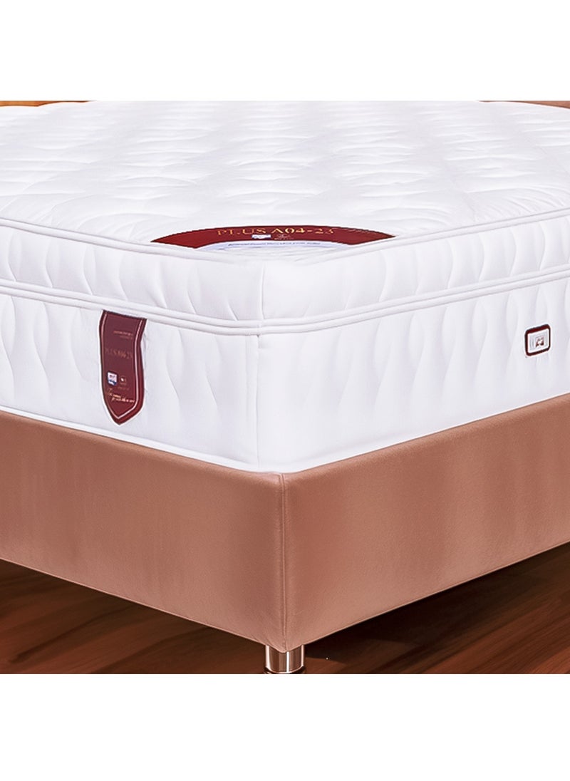 The Luxurious Plus A04 Mattress from the King Back Collection - A Multi-Layered Sleep Experience with Memory Foam, Latex, and Advanced Ventilation System for Superior Comfort, Optimal Spine Support, and Enhanced Durability 200x180x33 cm