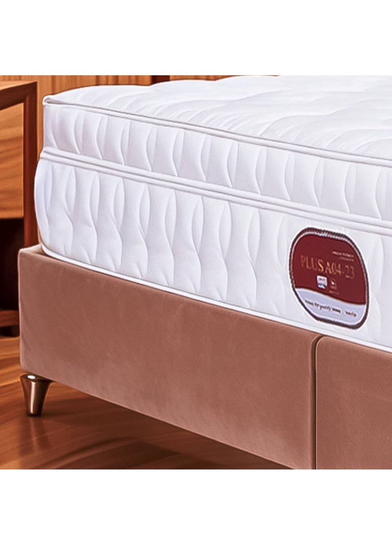 The Luxurious Plus A04 Mattress from the King Back Collection - A Multi-Layered Sleep Experience with Memory Foam, Latex, and Advanced Ventilation System for Superior Comfort, Optimal Spine Support, and Enhanced Durability 200x180x33 cm