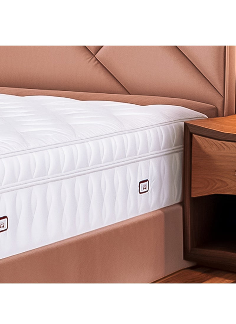The Luxurious Plus A04 Mattress from the King Back Collection - A Multi-Layered Sleep Experience with Memory Foam, Latex, and Advanced Ventilation System for Superior Comfort, Optimal Spine Support, and Enhanced Durability 200x180x33 cm
