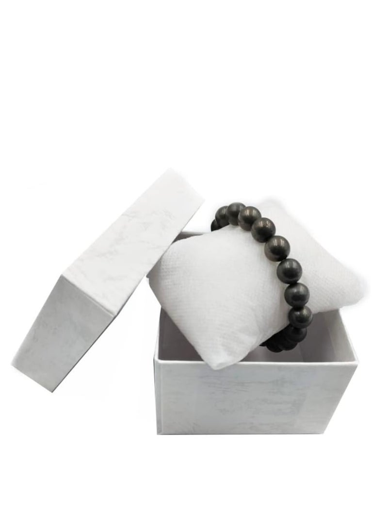 REBUY Pyrite Bracelet Crystal Healing Bracelet Gemstone Bracelet - Image 1