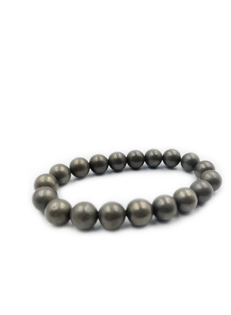 REBUY Pyrite Bracelet Crystal Healing Bracelet Gemstone Bracelet - Image 2
