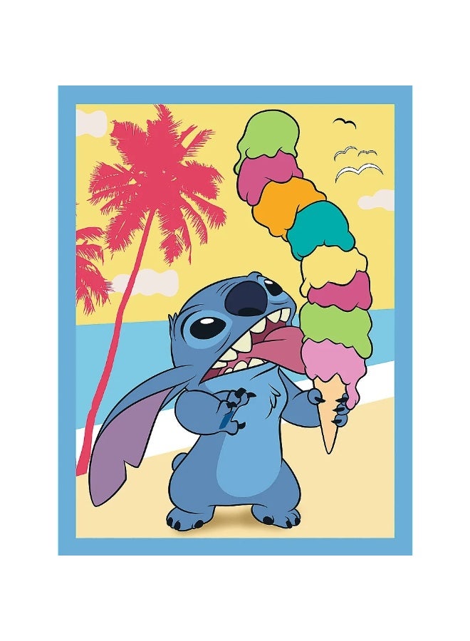 تريفل بازل ديزني ليلو وستيتش اليوم السعيد 2 في 1 مع 24 ميمو (30+48) قطعة - 93585 - Image 2