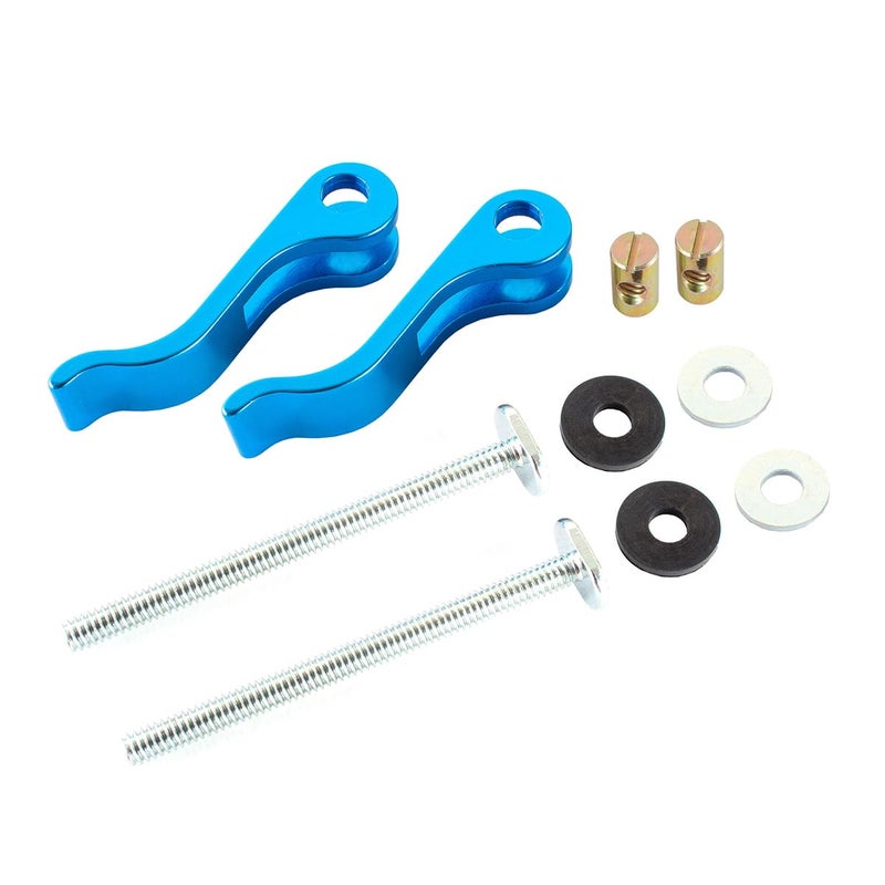 POWERTEC 2PK, 1/4â€-20 Cam Clamp, Lever Clamp w/ 3" T Track Bolts, T Track clamp for Drill Press, Router Table, Work Bench, CNC Machine, Miter Saw, T Track Accessories for woodworking (71164) - Image 2