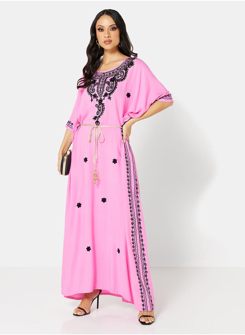 ARABIAN CLOSET EMBROIDERED KAFTAN  - Image 3