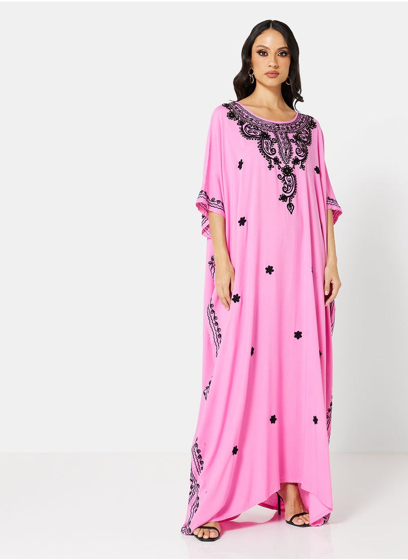 ARABIAN CLOSET EMBROIDERED KAFTAN  - Image 5
