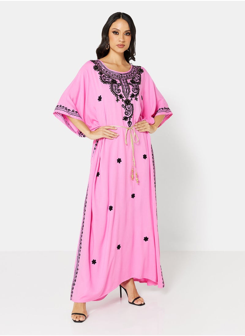 ARABIAN CLOSET EMBROIDERED KAFTAN  - Image 1