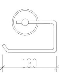 Tema Solo Paper Holder (Without Cover) 71410  - Image 2