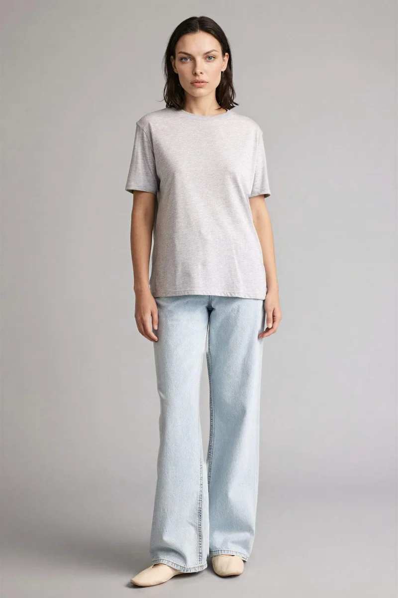 DeFacto Regular Fit Crew Neck Basic Short Sleeve T-Shirt