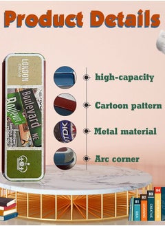XIANGYU 4-Pieces Rectangle Pencil Case Gift Tin Boxes  Good Quality For School  - Image 2
