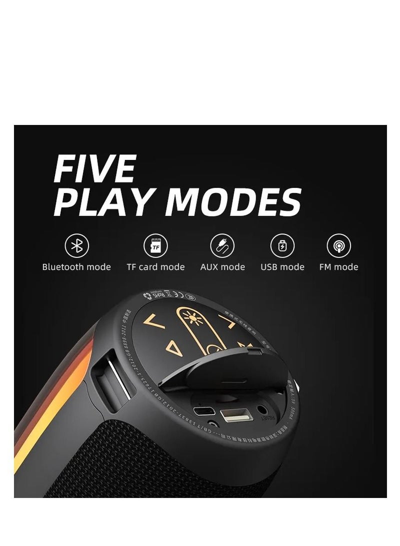 Sanag V10S PRO 10W 2.1 Channels Wireless Bluetooth Speaker LED Dynamic Light TWS Bass Speaker - Image 3